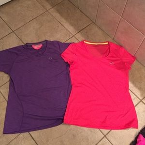 Set of 2 under armour work out shirts